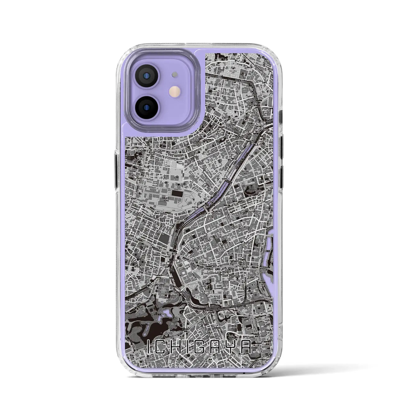 【市ケ谷(東京都)】地図柄iPhoneケース(MagSafeタイプ)