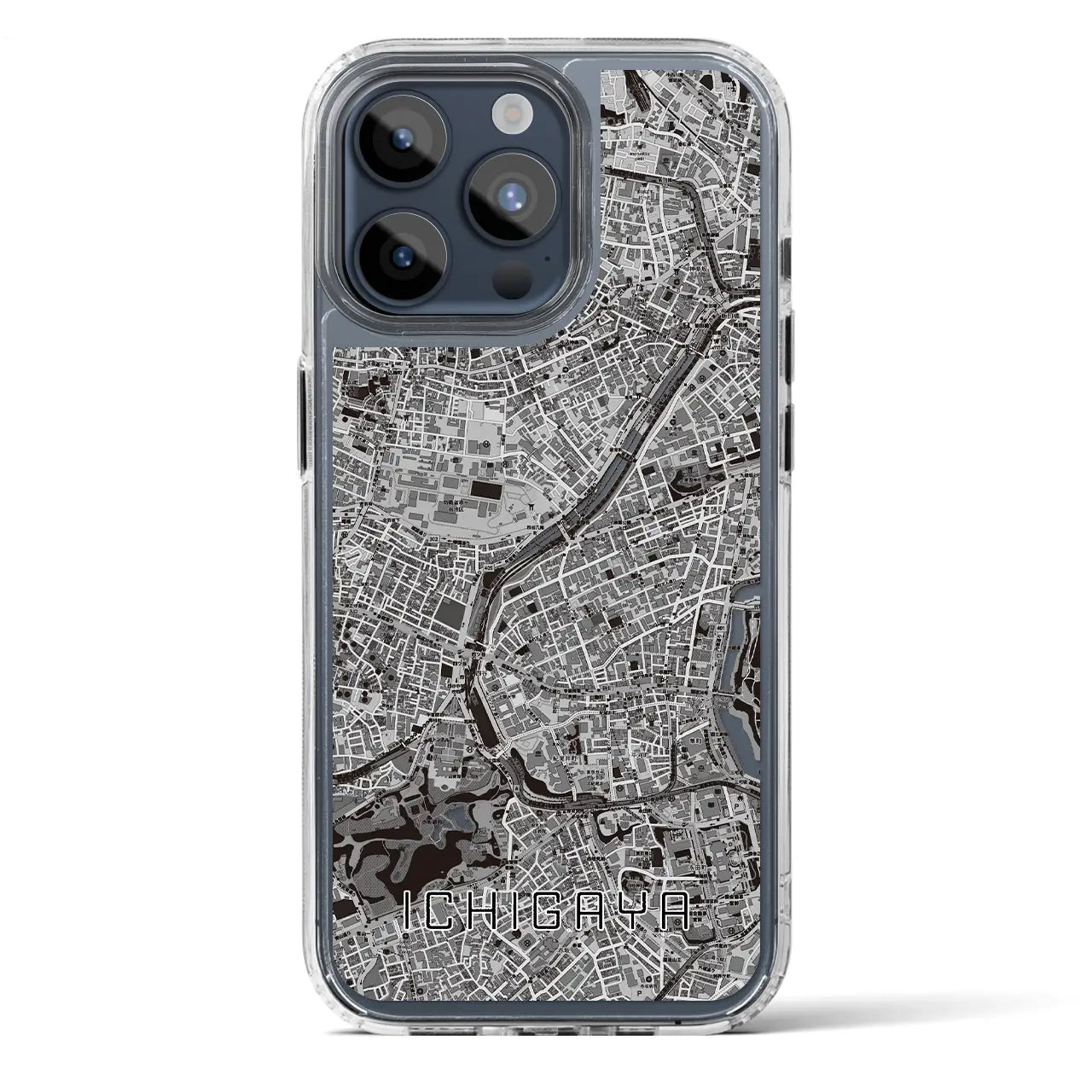 【市ケ谷(東京都)】地図柄iPhoneケース(MagSafeタイプ)
