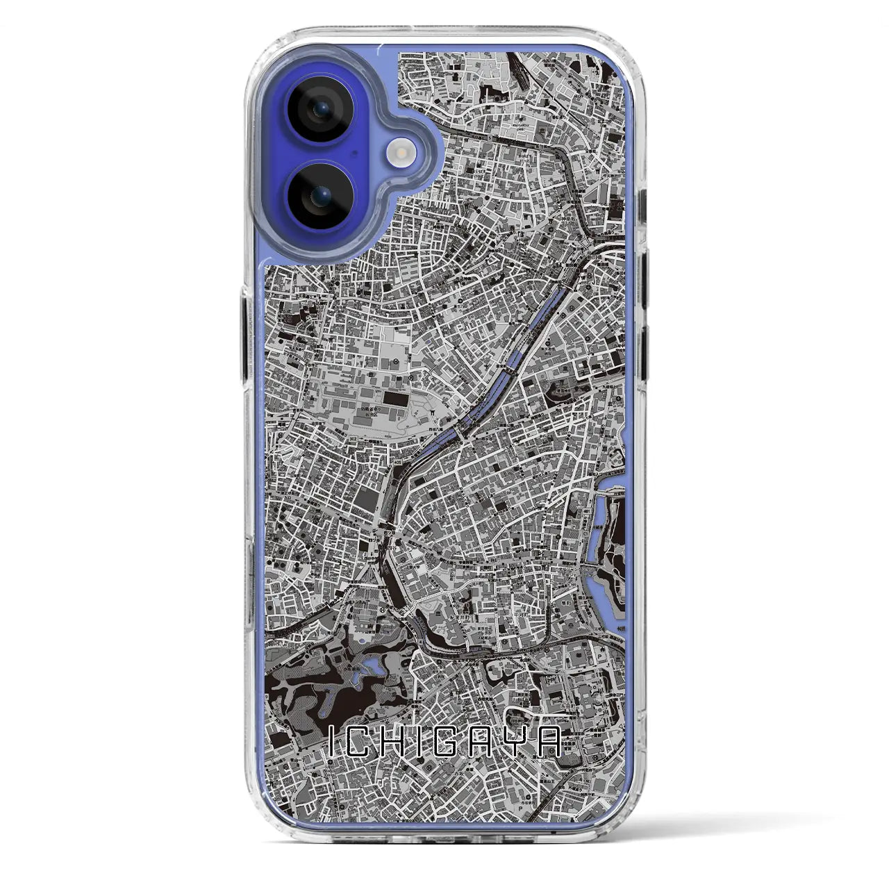 【市ケ谷(東京都)】地図柄iPhoneケース(MagSafeタイプ)