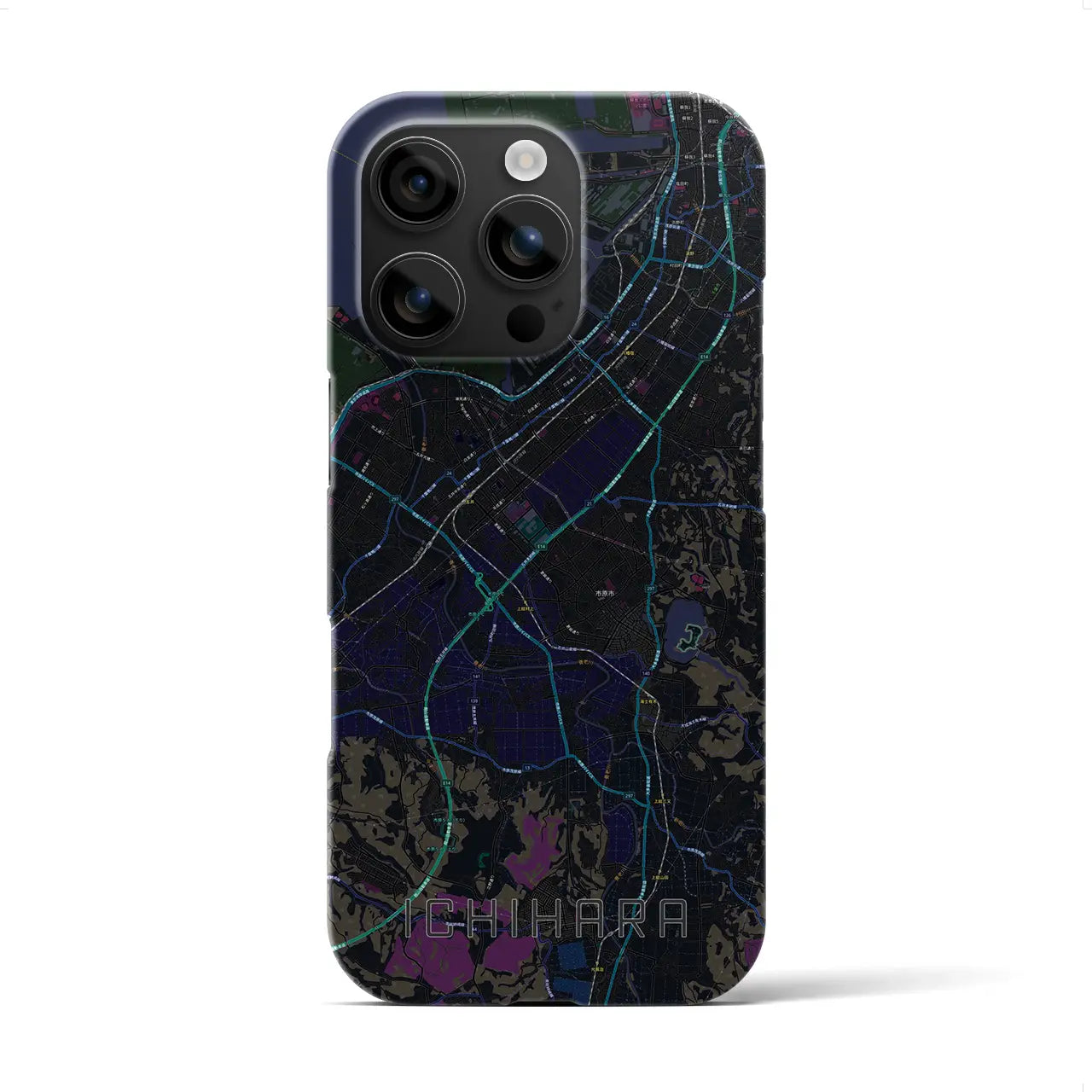 【市原(千葉県)】地図柄iPhoneケース(バックカバータイプ)