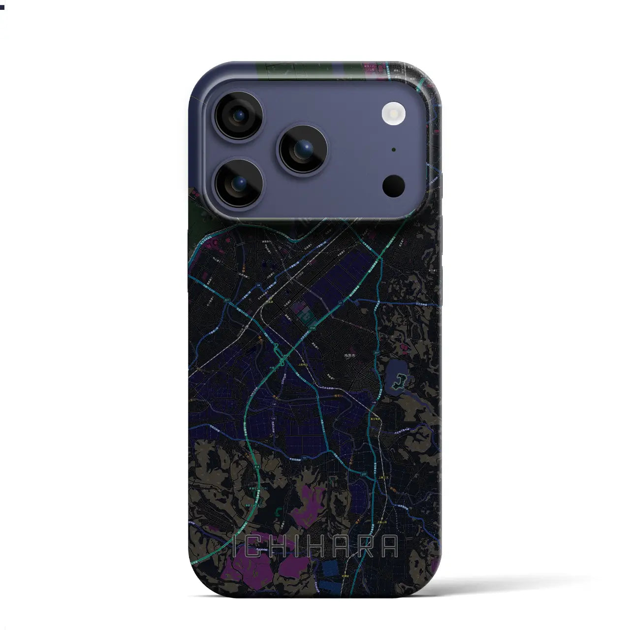 【市原(千葉県)】地図柄iPhoneケース(バックカバータイプ)