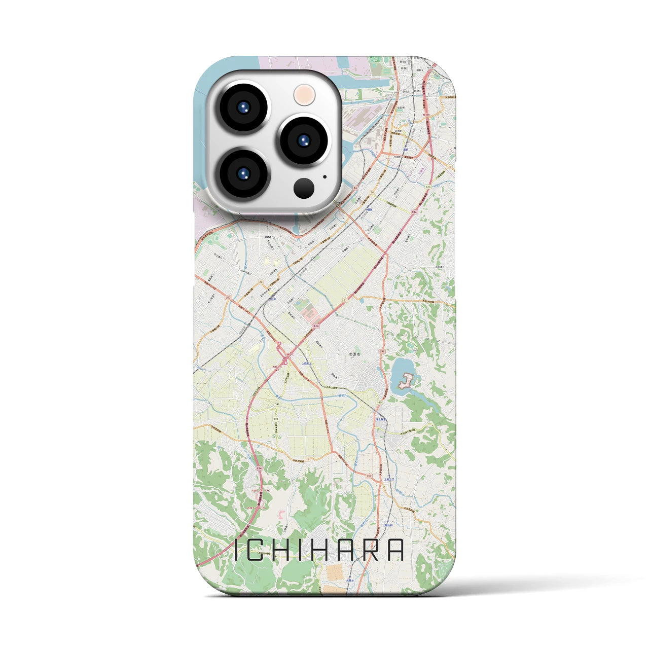 【市原(千葉県)】地図柄iPhoneケース(バックカバータイプ)
