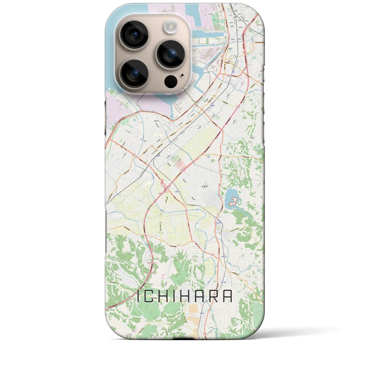 【市原(千葉県)】地図柄iPhoneケース(バックカバータイプ)