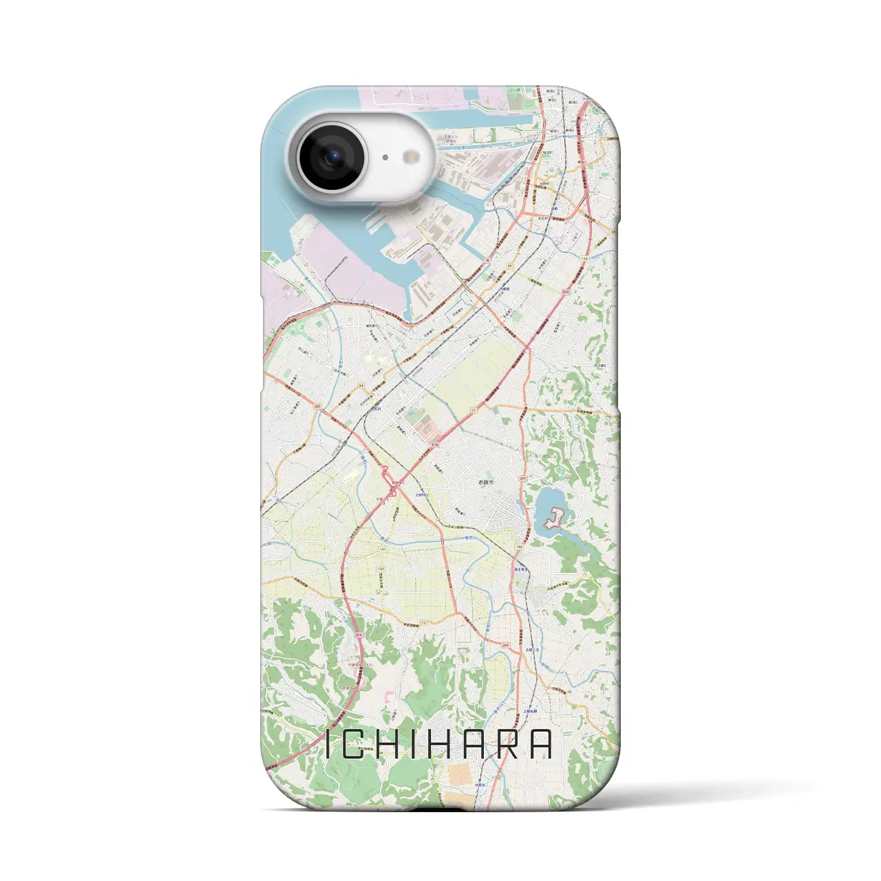 【市原(千葉県)】地図柄iPhoneケース(バックカバータイプ)