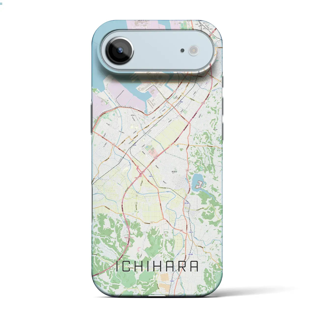 【市原(千葉県)】地図柄iPhoneケース(バックカバータイプ)