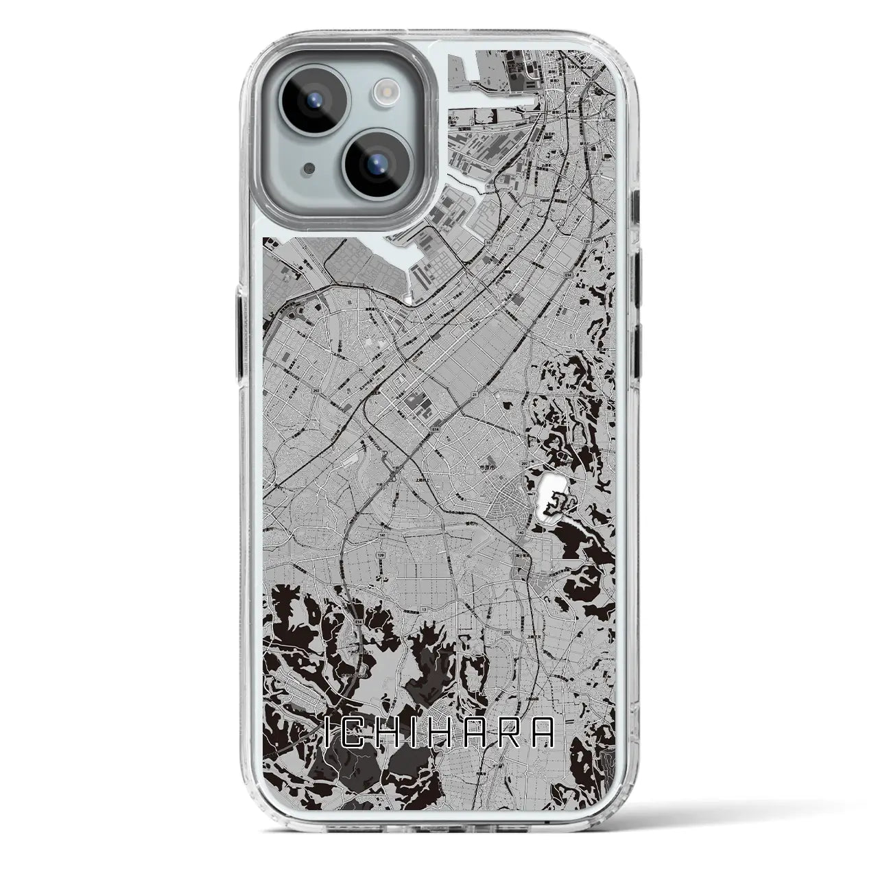 【市原(千葉県)】地図柄iPhoneケース(MagSafeタイプ)