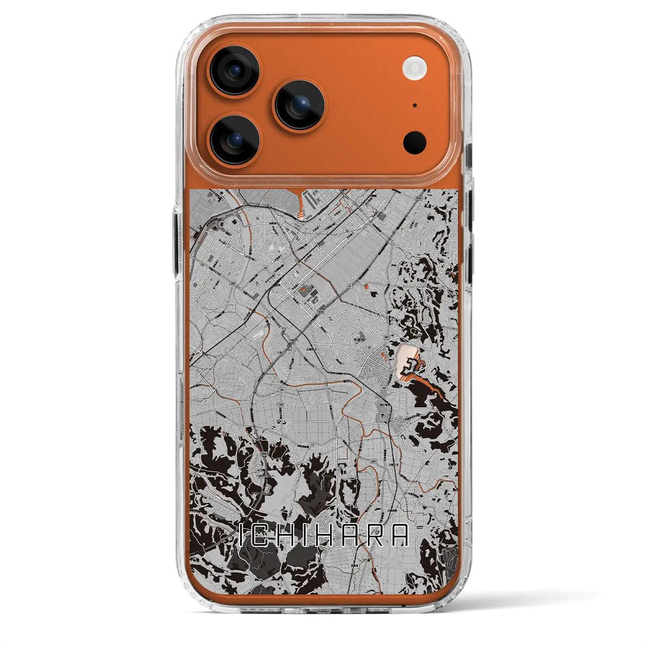 【市原(千葉県)】地図柄iPhoneケース(MagSafeタイプ)