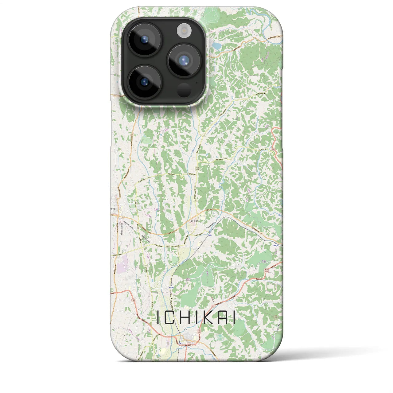 【市貝(栃木県)】地図柄iPhoneケース(バックカバータイプ)
