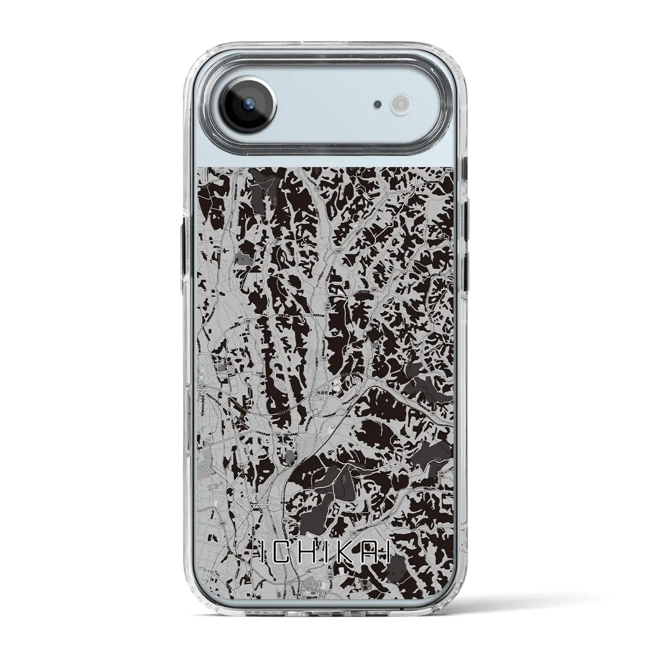 【市貝(栃木県)】地図柄iPhoneケース(MagSafeタイプ)