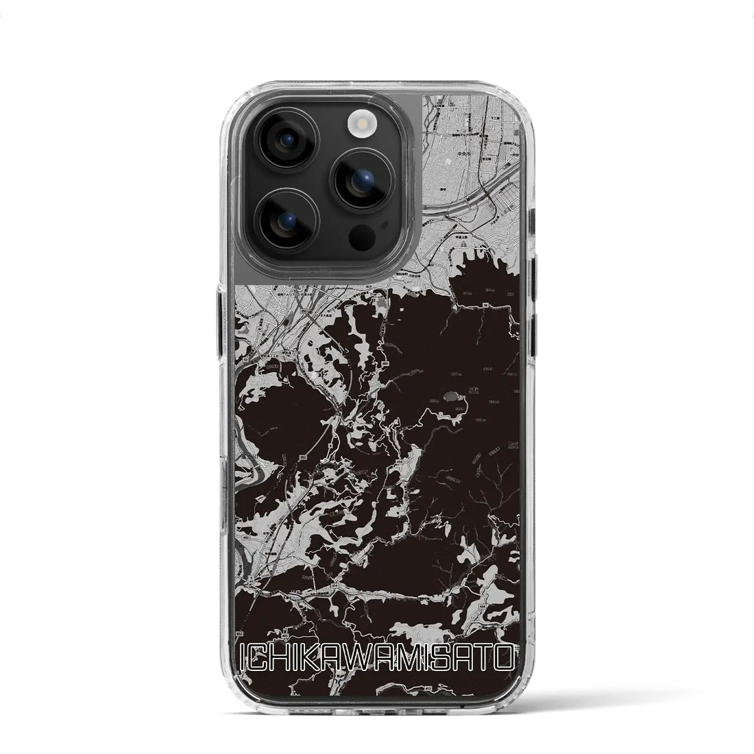 【市川三郷(山梨県)】地図柄iPhoneケース(MagSafeタイプ)