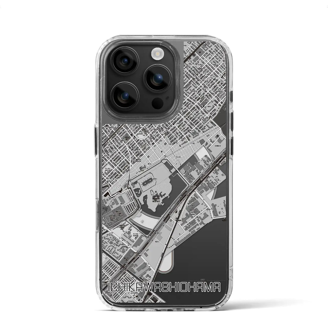 【市川塩浜(千葉県)】地図柄iPhoneケース(MagSafeタイプ)