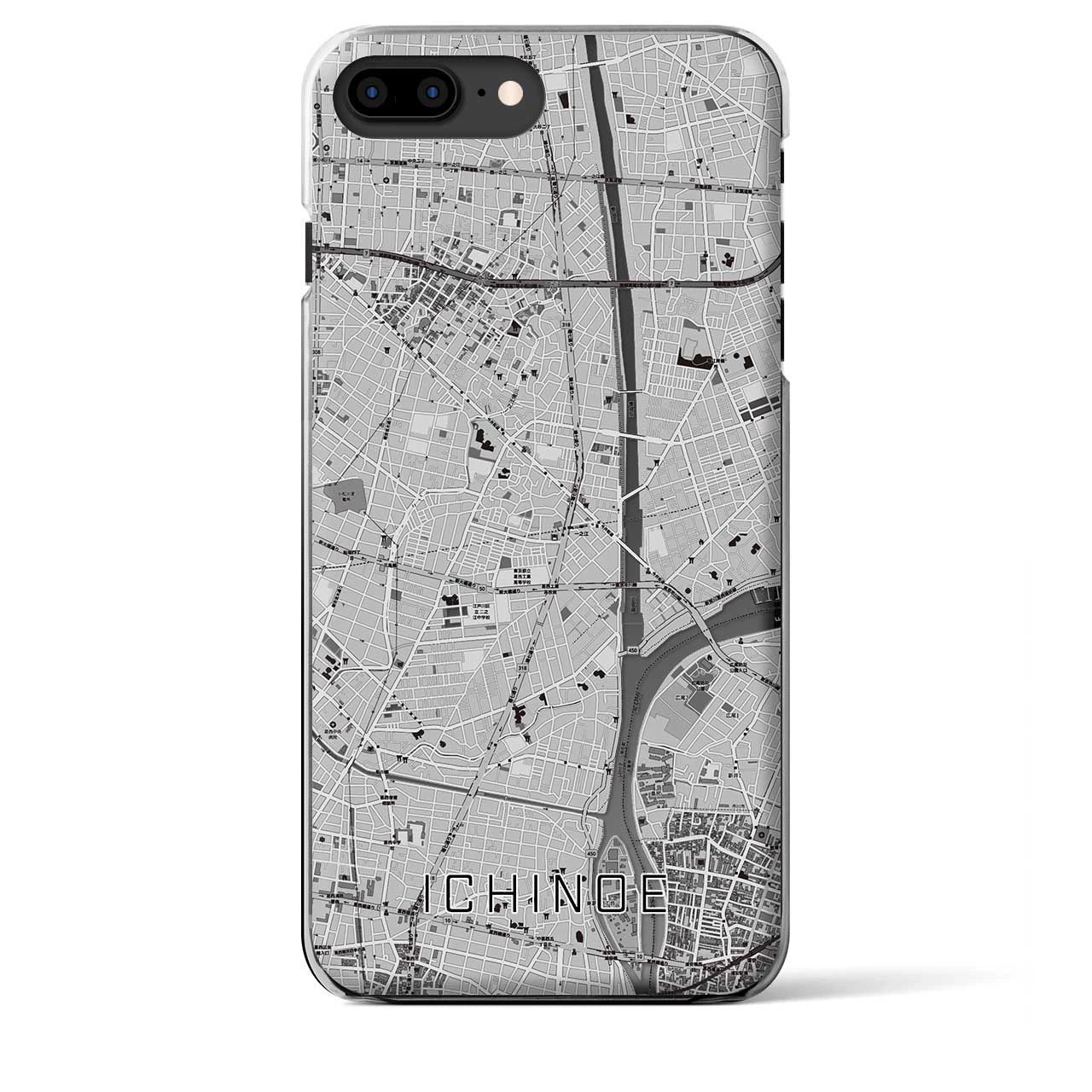 【一之江(東京都)】地図柄iPhoneケース(クリアタイプ)