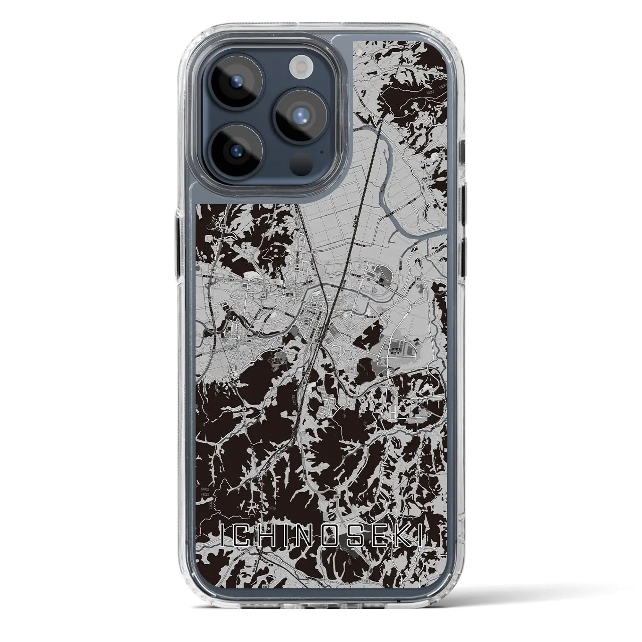 【一関(岩手県)】地図柄iPhoneケース(MagSafeタイプ)