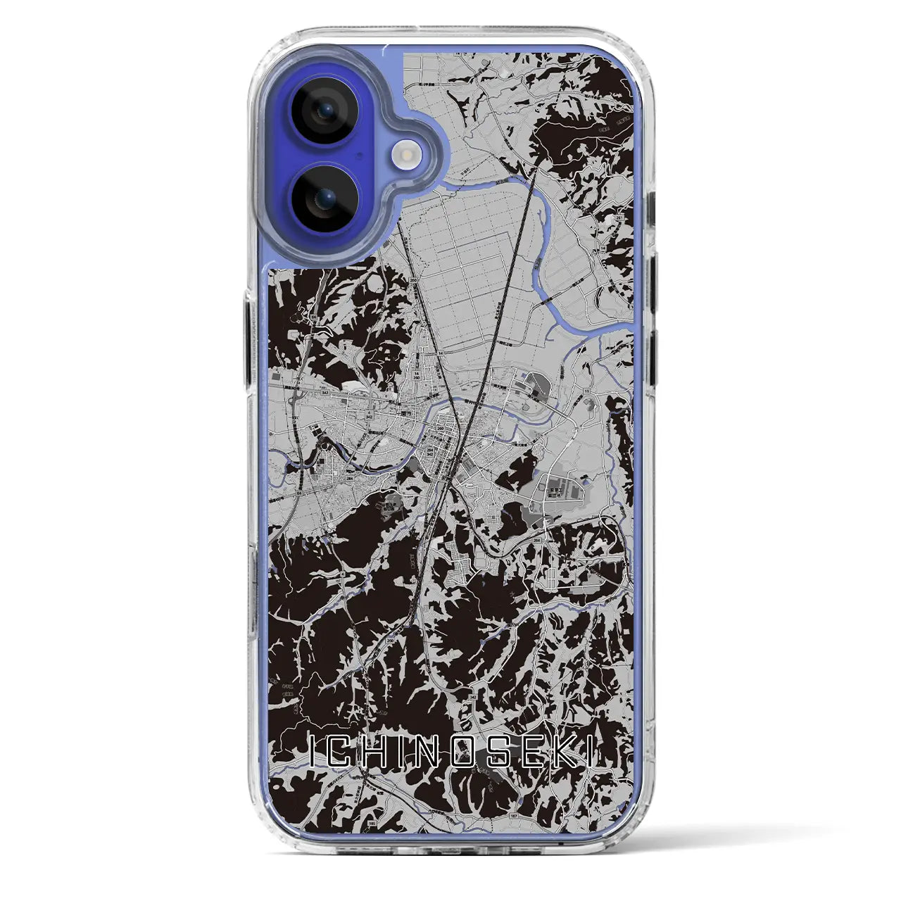 【一関(岩手県)】地図柄iPhoneケース(MagSafeタイプ)