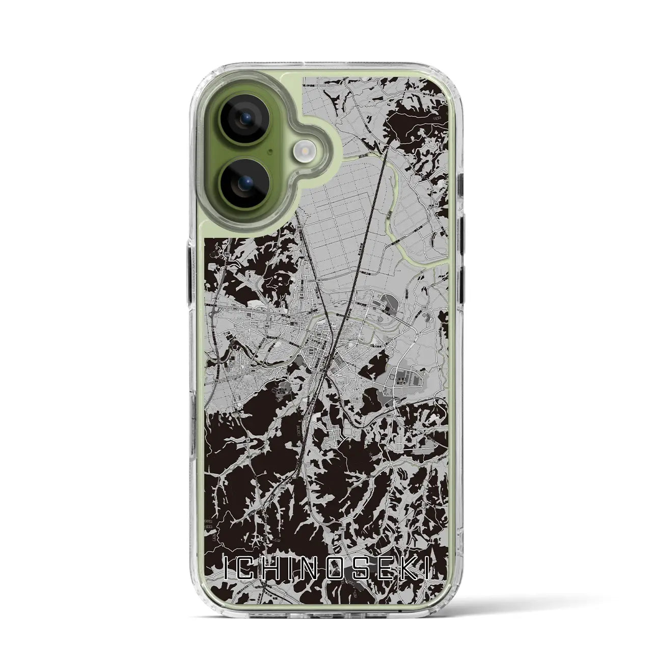 【一関(岩手県)】地図柄iPhoneケース(MagSafeタイプ)