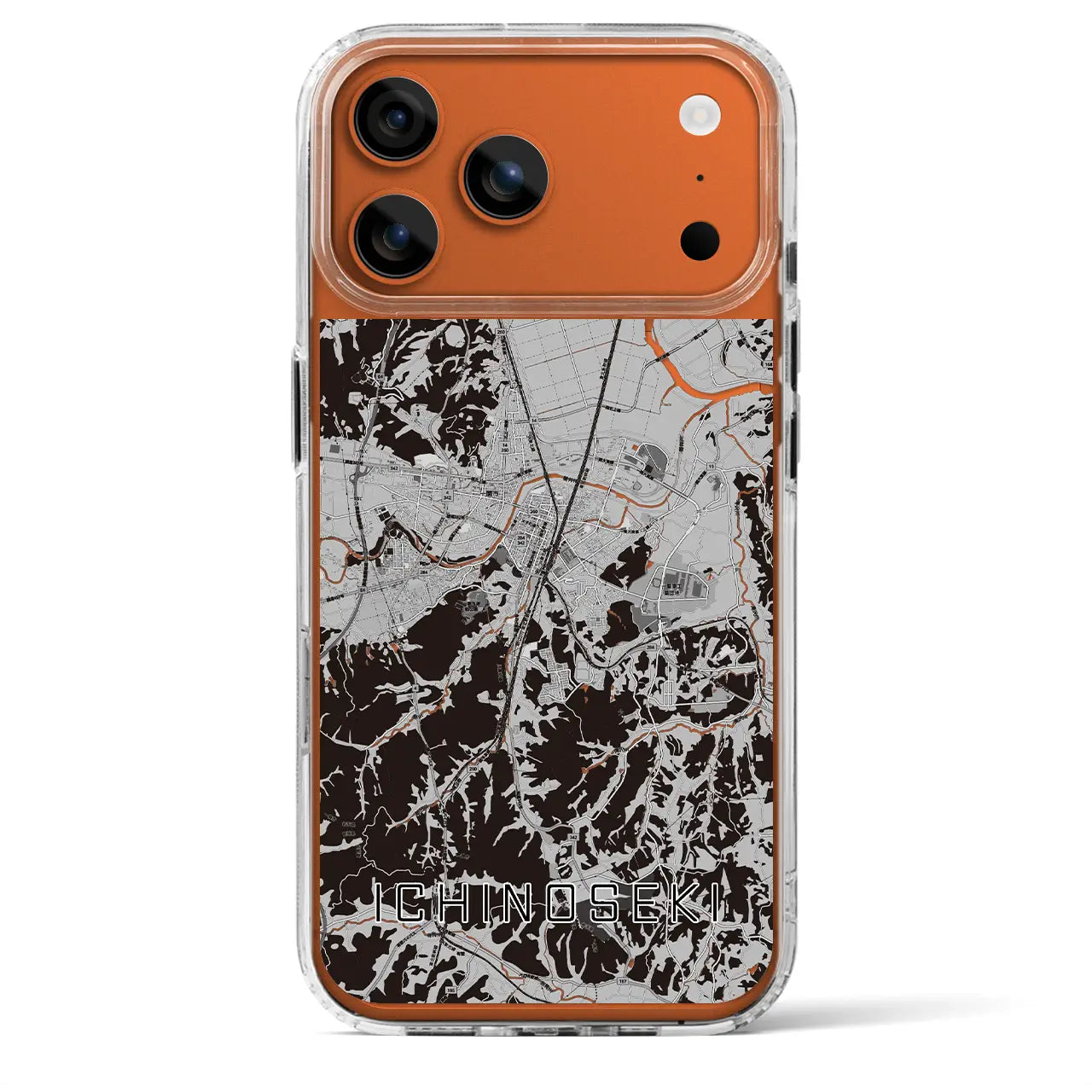 【一関(岩手県)】地図柄iPhoneケース(MagSafeタイプ)