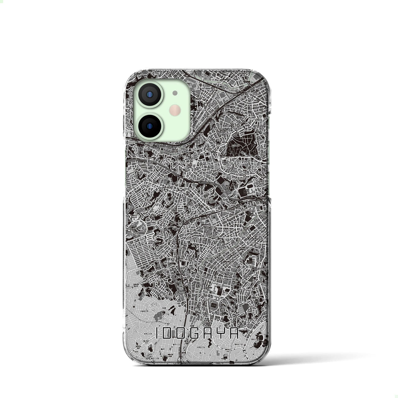 【井土ヶ谷(神奈川県)】地図柄iPhoneケース(クリアタイプ)