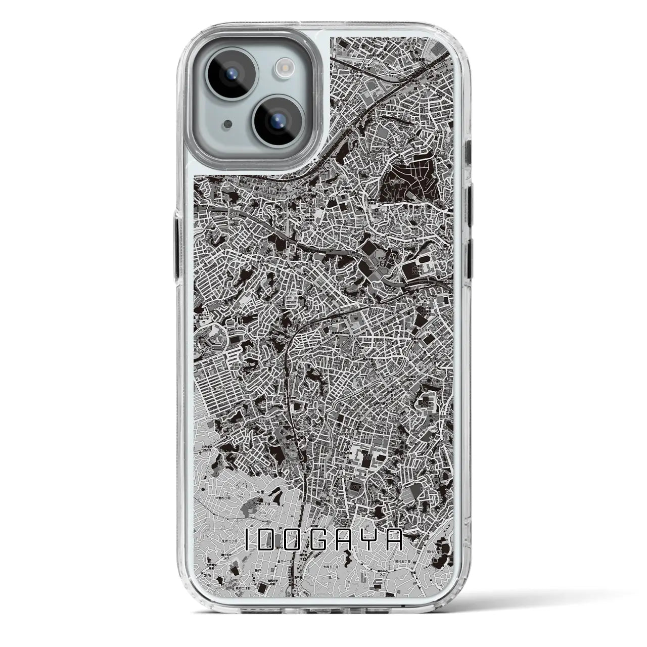 【井土ヶ谷(神奈川県)】地図柄iPhoneケース(MagSafeタイプ)