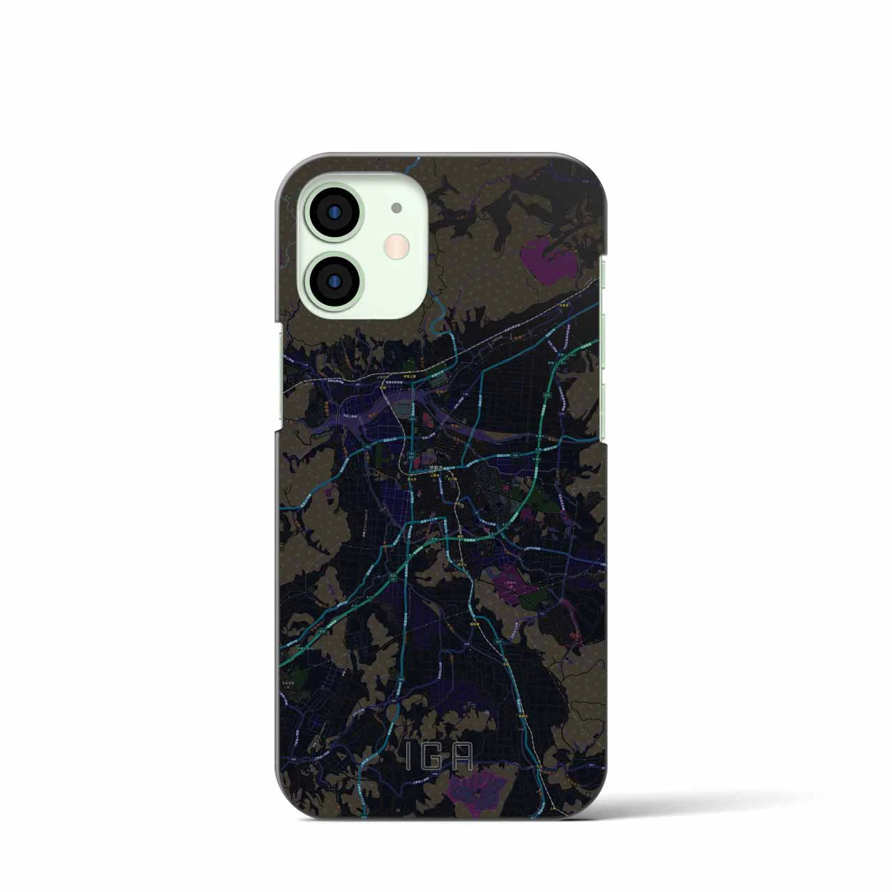 【伊賀(三重県)】地図柄iPhoneケース(バックカバータイプ)
