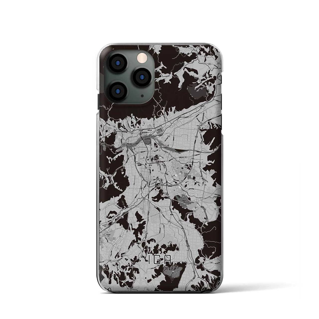 【伊賀(三重県)】地図柄iPhoneケース(クリアタイプ)