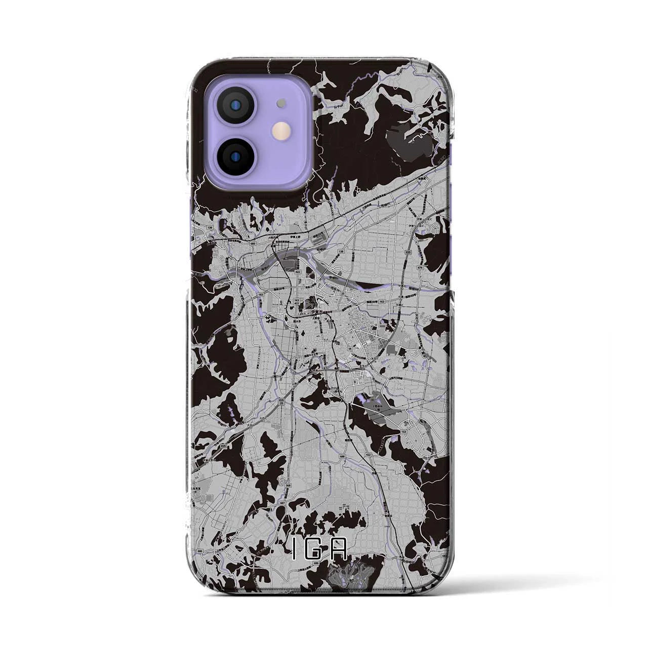 【伊賀(三重県)】地図柄iPhoneケース(クリアタイプ)