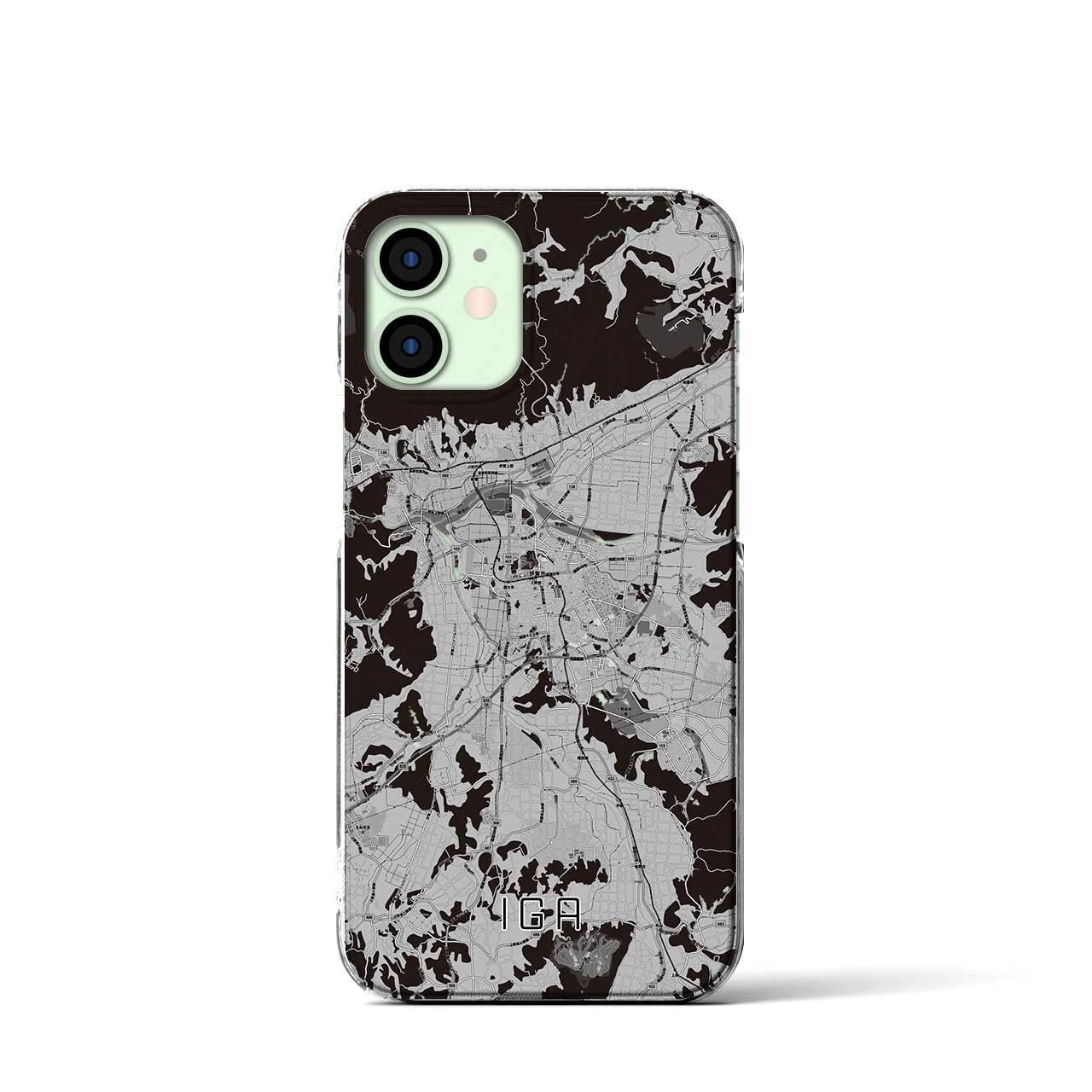 【伊賀(三重県)】地図柄iPhoneケース(クリアタイプ)