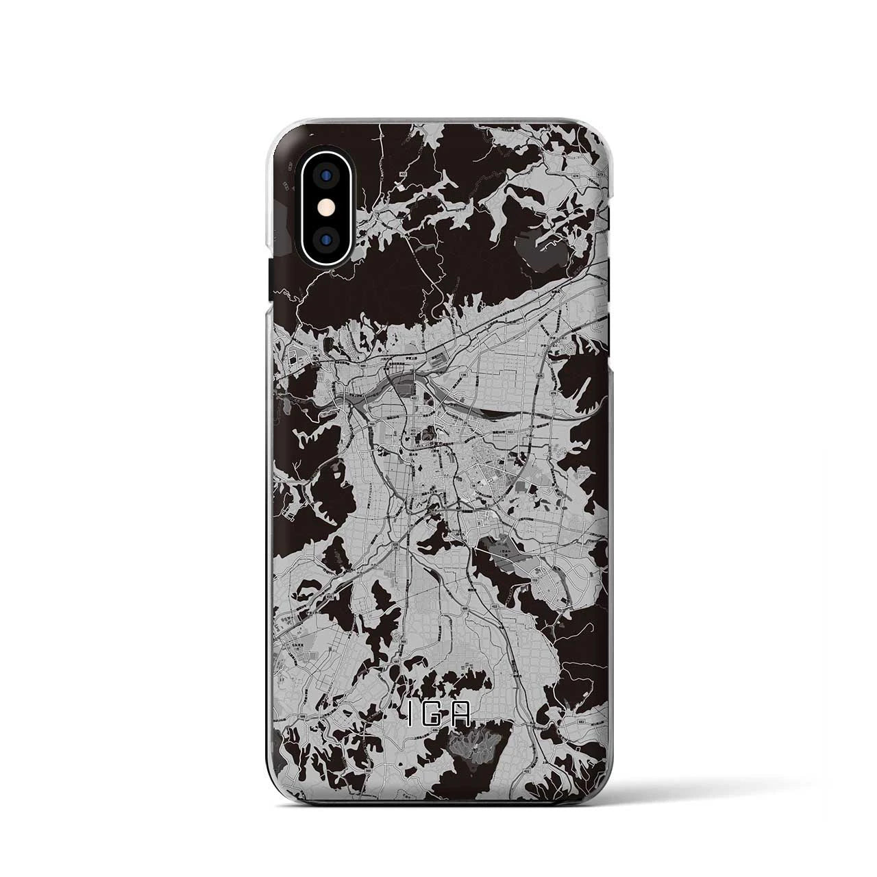 【伊賀(三重県)】地図柄iPhoneケース(クリアタイプ)