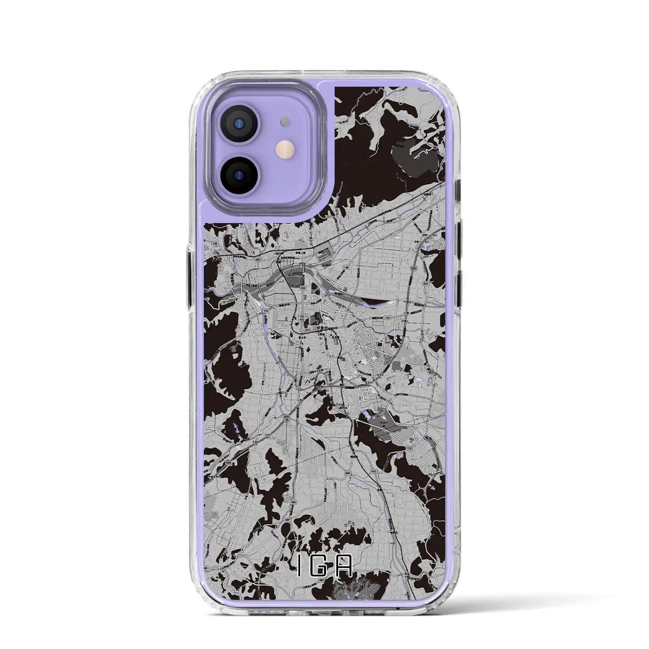 【伊賀(三重県)】地図柄iPhoneケース(MagSafeタイプ)