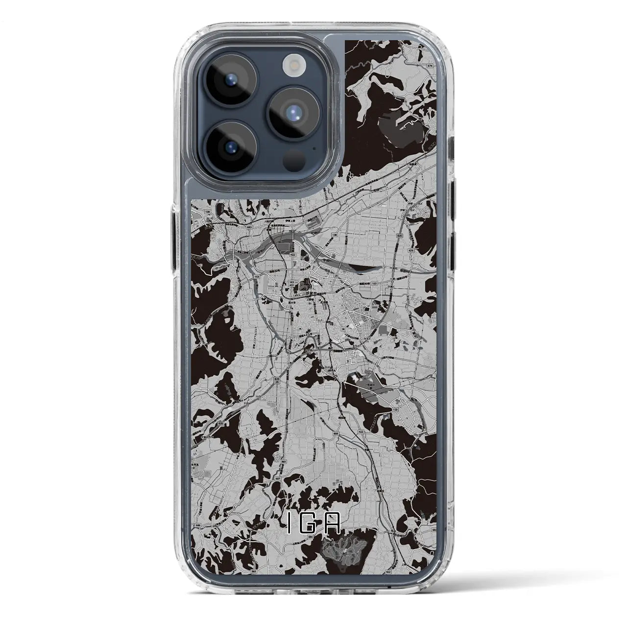 【伊賀(三重県)】地図柄iPhoneケース(MagSafeタイプ)