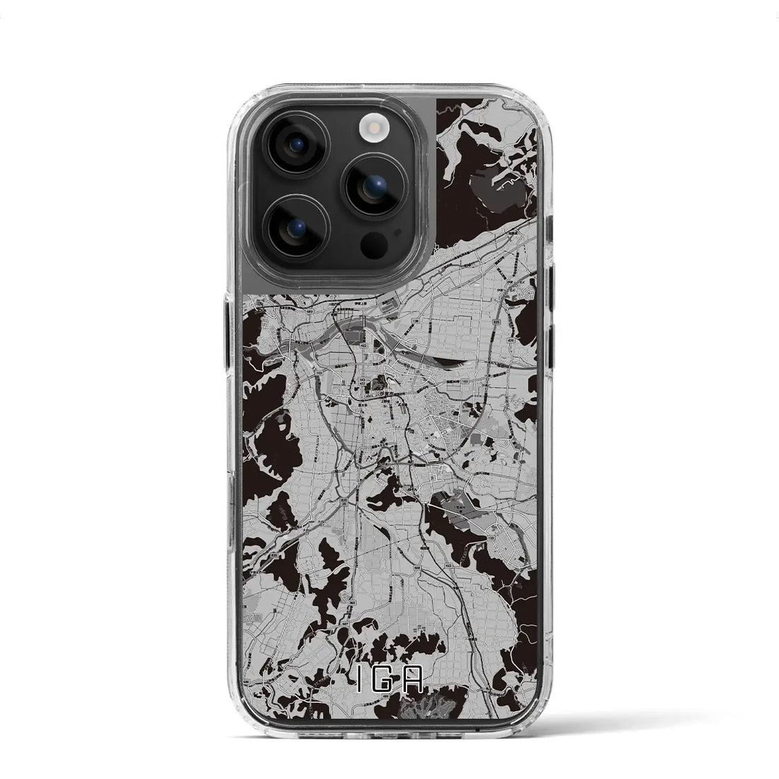 【伊賀(三重県)】地図柄iPhoneケース(MagSafeタイプ)