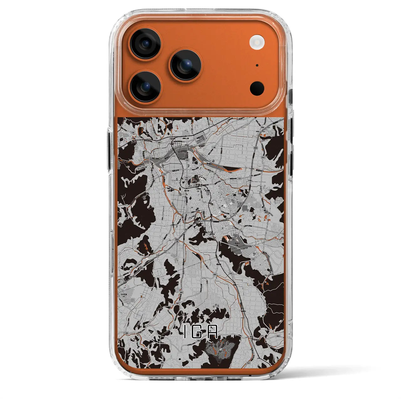 【伊賀(三重県)】地図柄iPhoneケース(MagSafeタイプ)