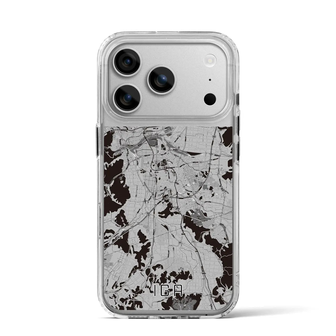 【伊賀(三重県)】地図柄iPhoneケース(MagSafeタイプ)