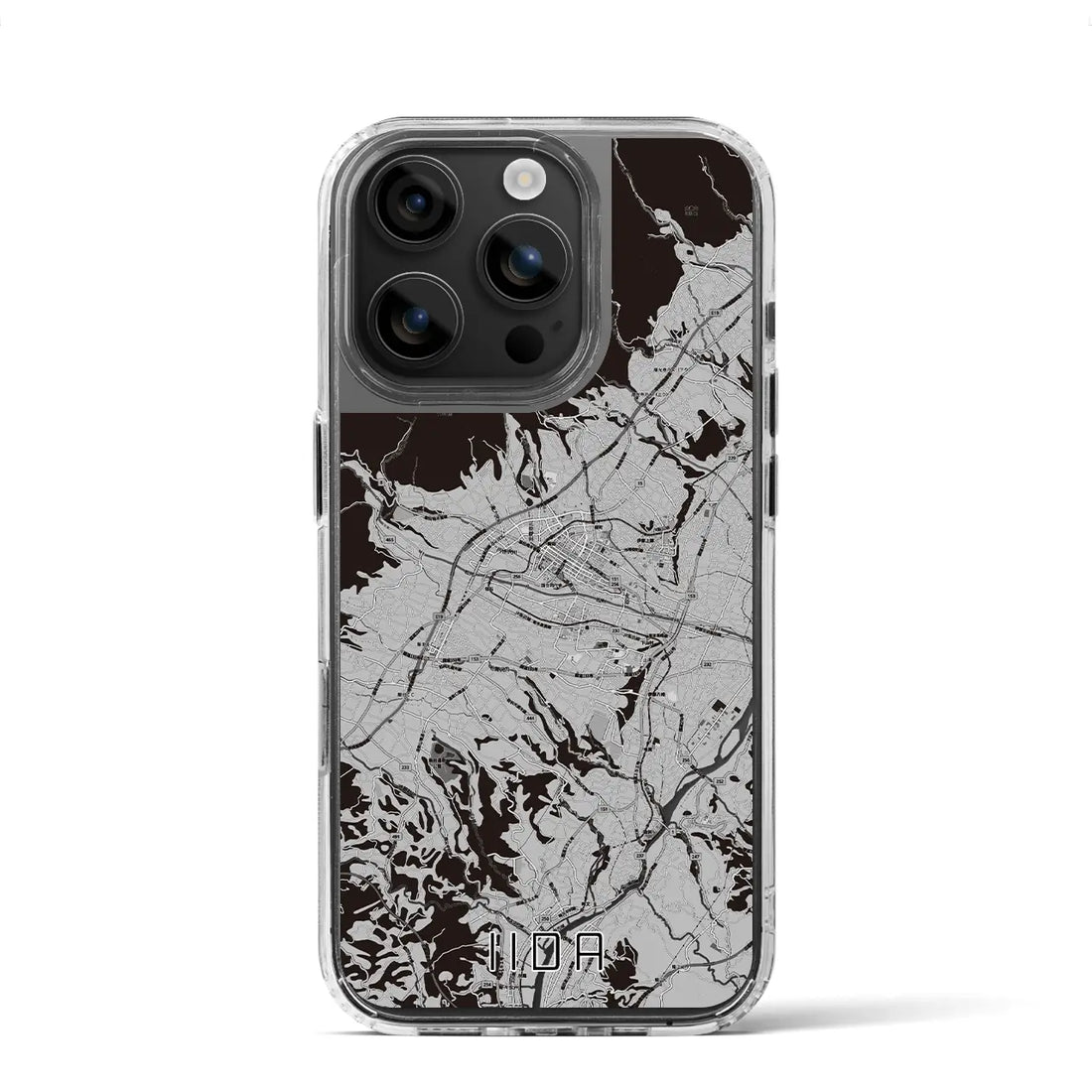 【飯田(長野県)】地図柄iPhoneケース(MagSafeタイプ)