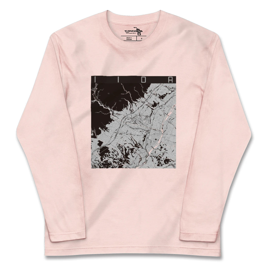 【飯田(長野県)】地図柄ロングスリーブTシャツ