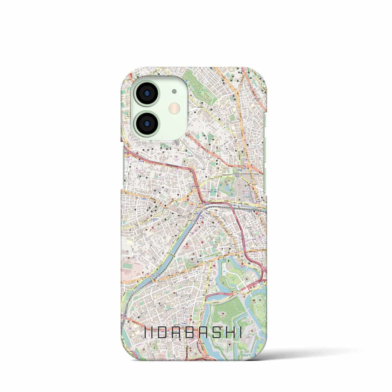 【飯田橋(東京都)】地図柄iPhoneケース(バックカバータイプ)