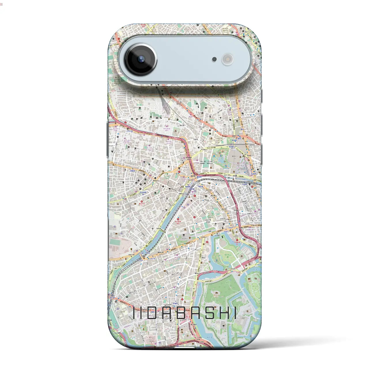 【飯田橋(東京都)】地図柄iPhoneケース(バックカバータイプ)