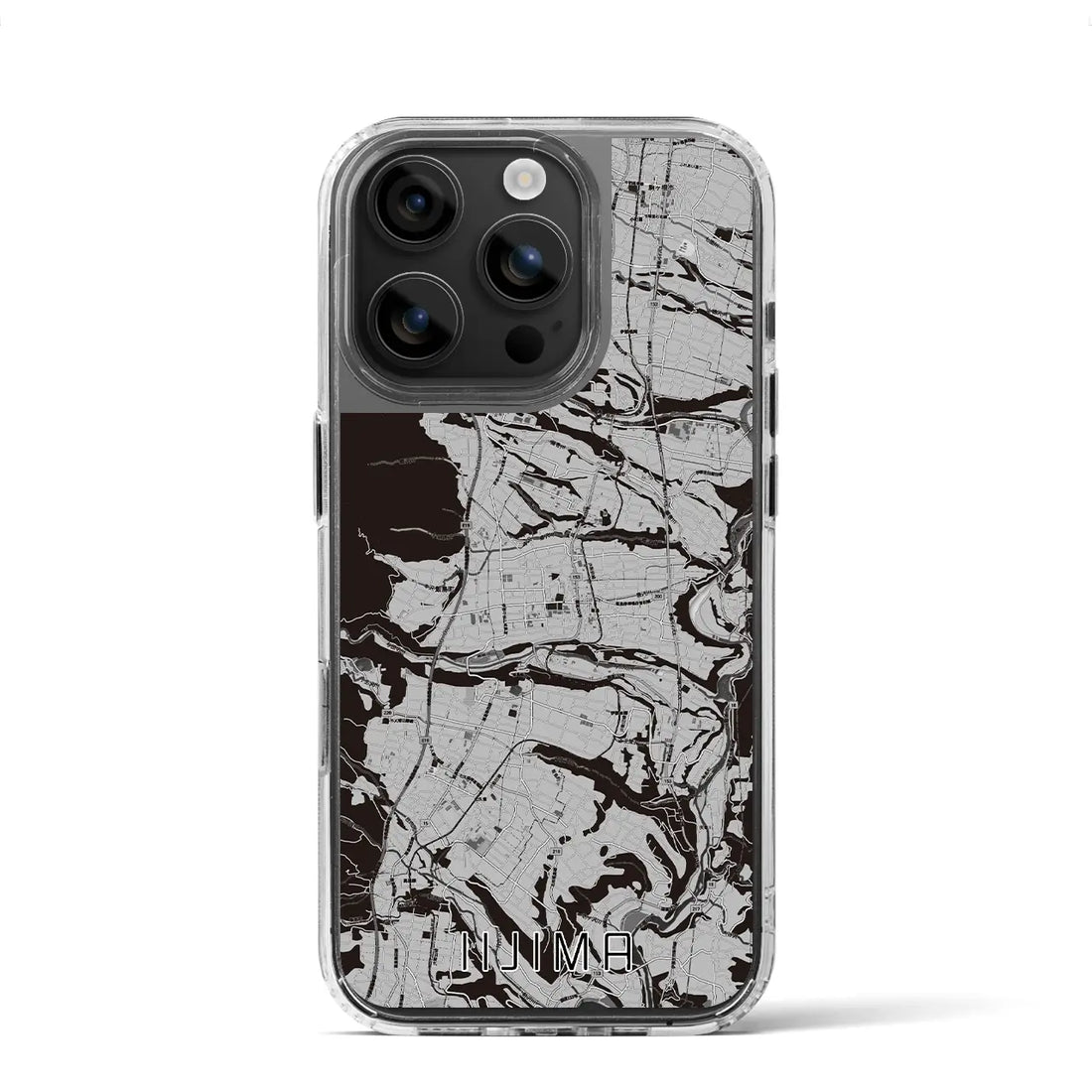 【飯島(長野県)】地図柄iPhoneケース(MagSafeタイプ)