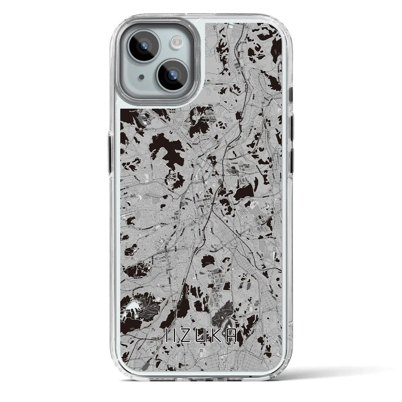 【飯塚(福岡県)】地図柄iPhoneケース(MagSafeタイプ)