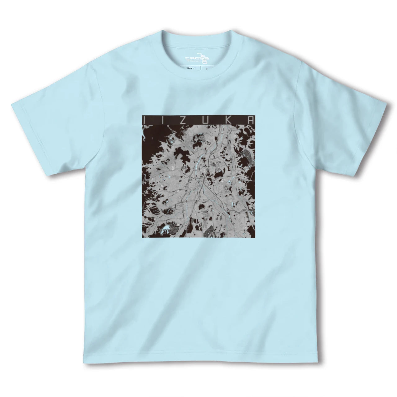 【飯塚(福岡県)】地図柄ヘビーウェイトTシャツ