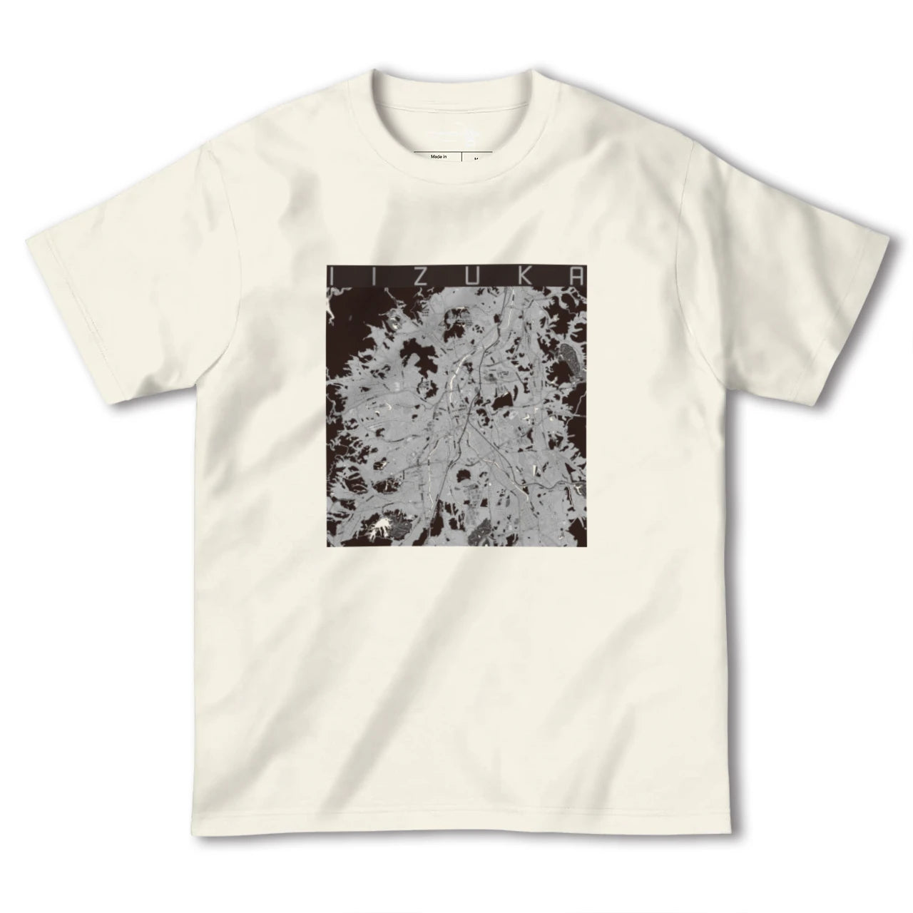 【飯塚(福岡県)】地図柄ヘビーウェイトTシャツ