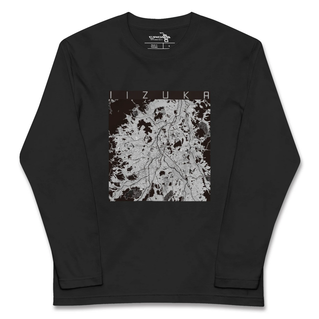 【飯塚(福岡県)】地図柄ロングスリーブTシャツ