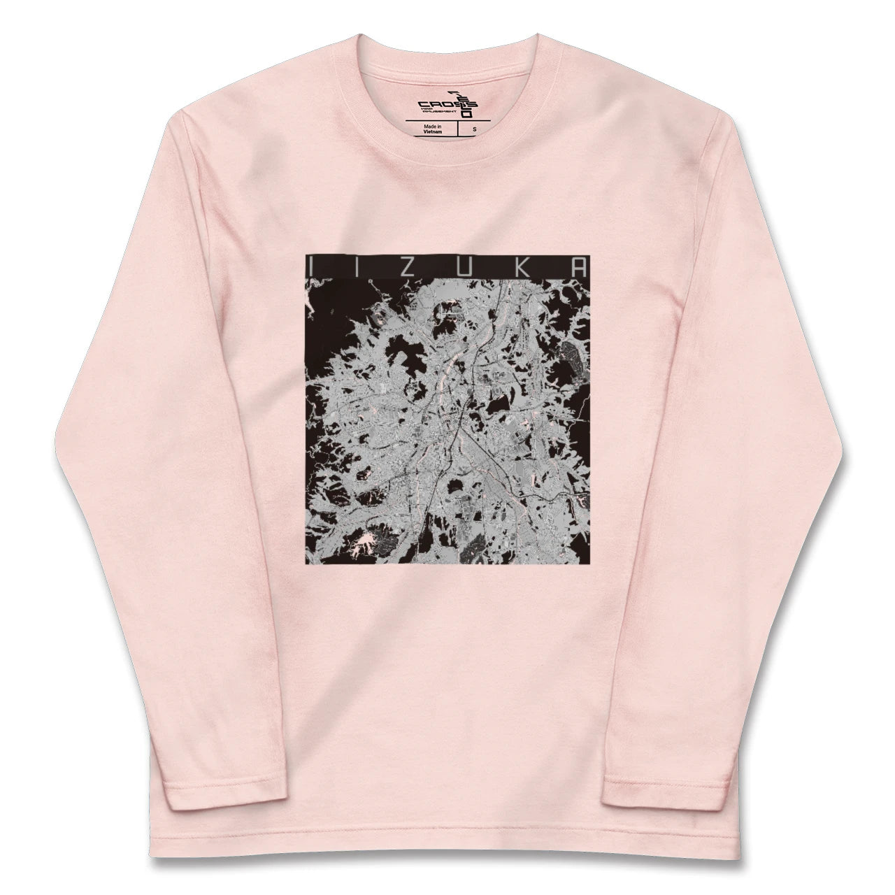 【飯塚(福岡県)】地図柄ロングスリーブTシャツ