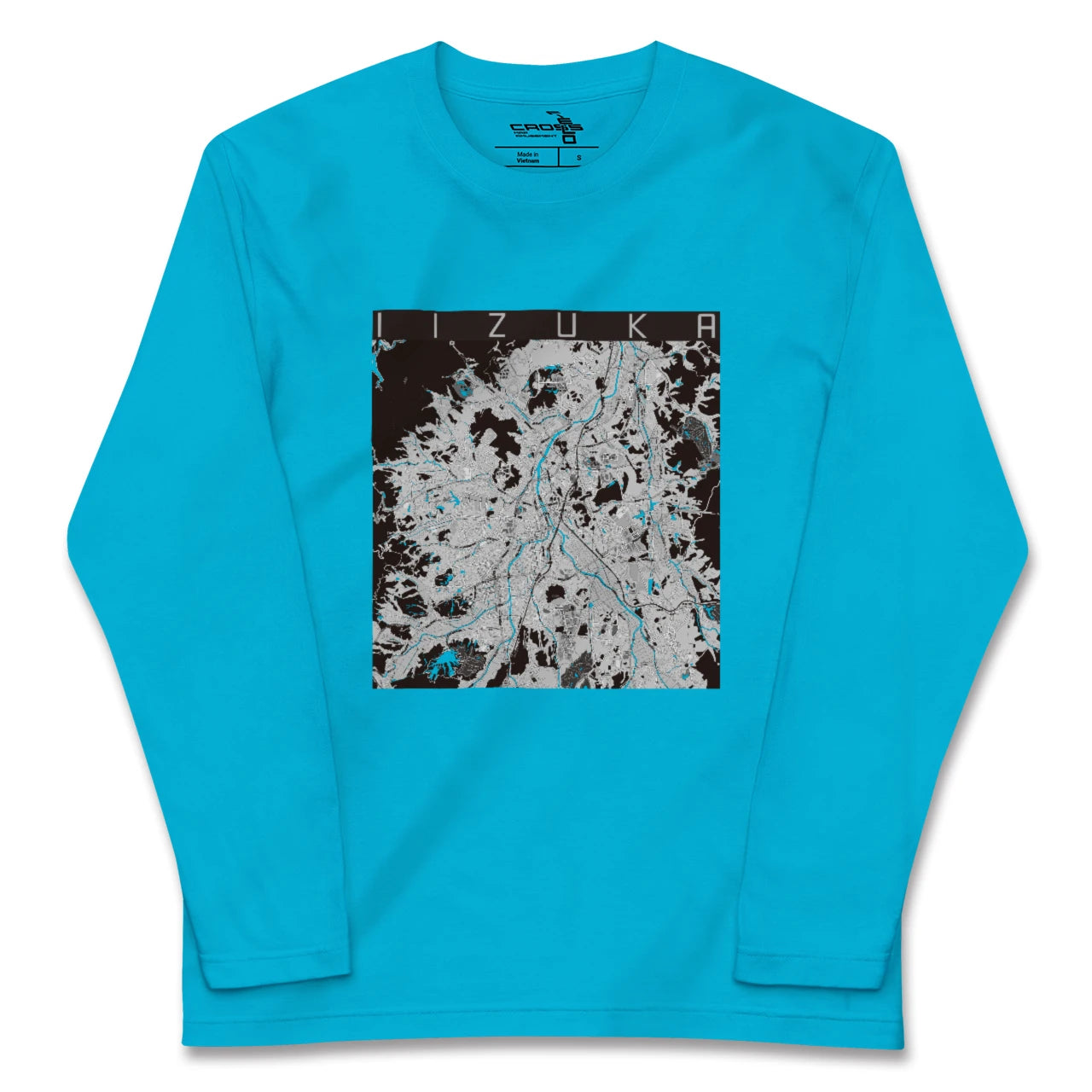 【飯塚(福岡県)】地図柄ロングスリーブTシャツ