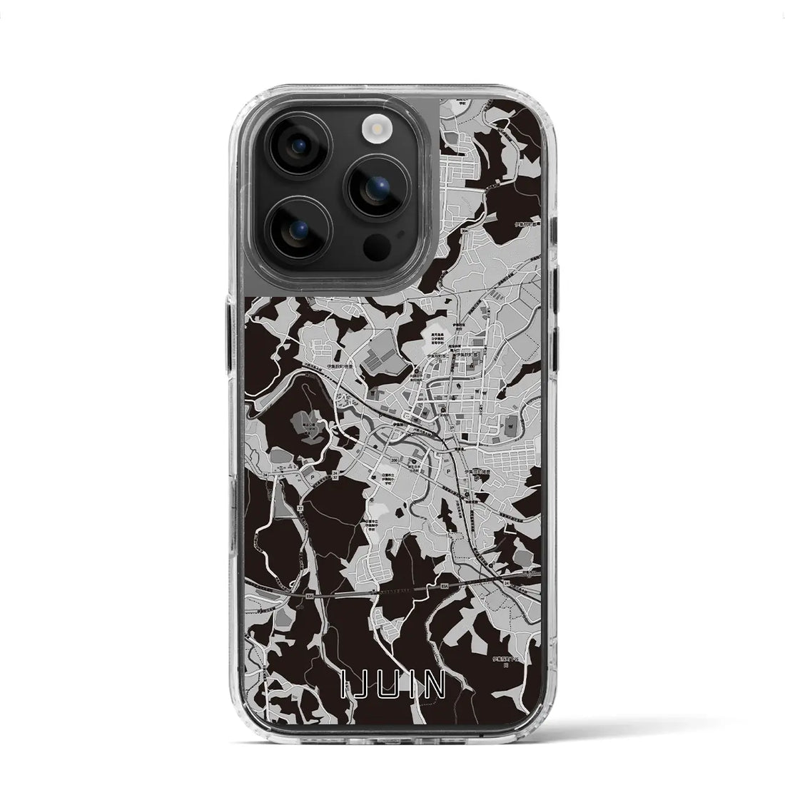 【伊集院(鹿児島県)】地図柄iPhoneケース(MagSafeタイプ)