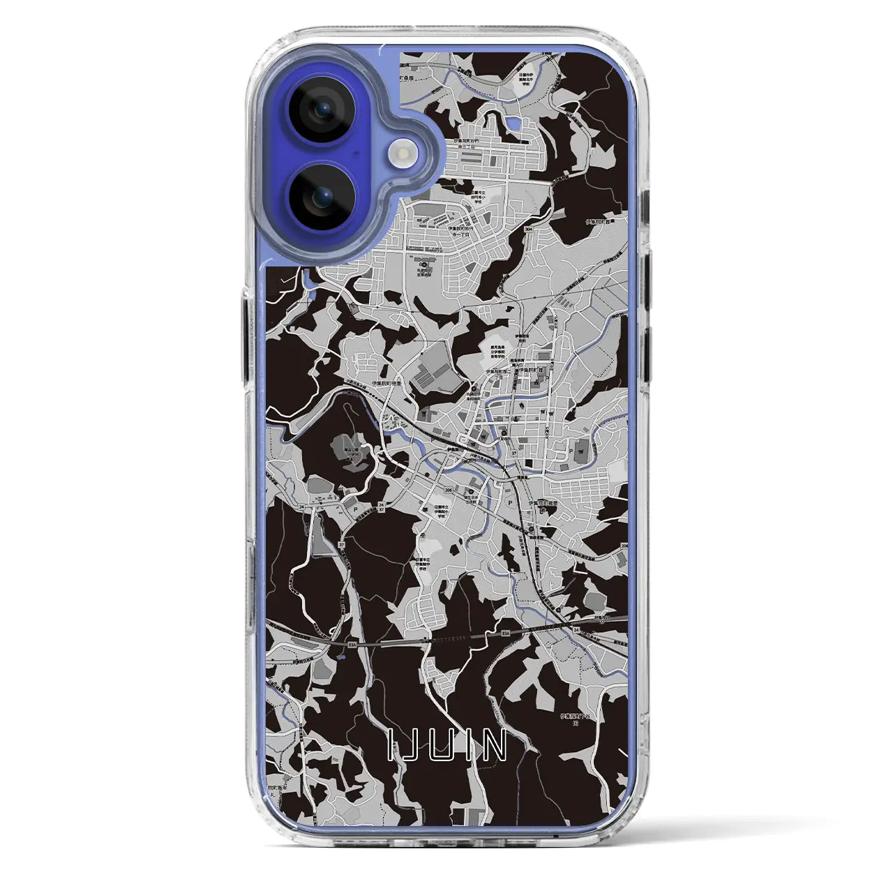 【伊集院(鹿児島県)】地図柄iPhoneケース(MagSafeタイプ)