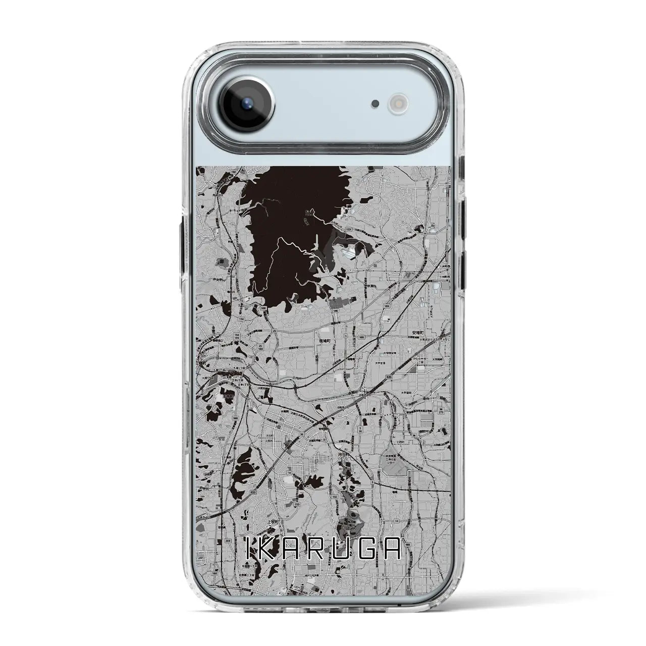 【斑鳩(奈良県)】地図柄iPhoneケース(MagSafeタイプ)