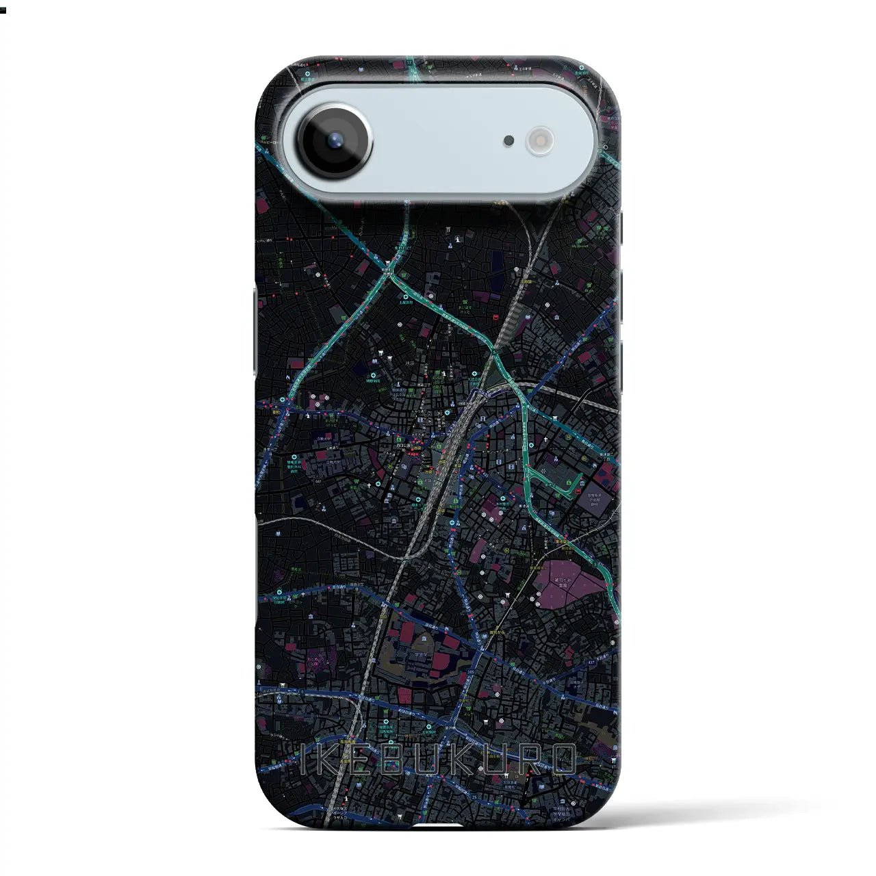 【池袋(東京都)】地図柄iPhoneケース(バックカバータイプ)