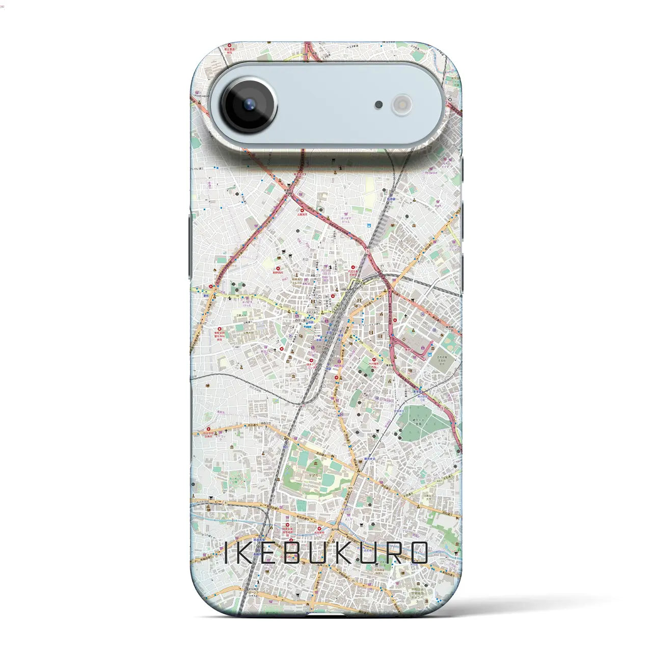 【池袋(東京都)】地図柄iPhoneケース(バックカバータイプ)