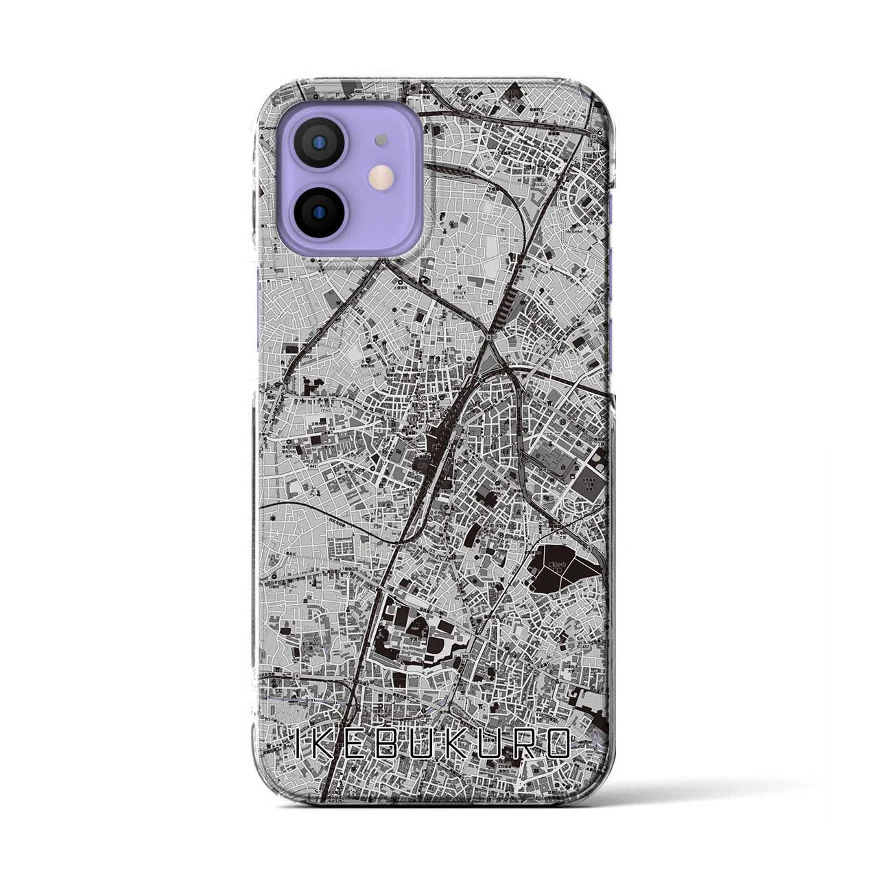 【池袋(東京都)】地図柄iPhoneケース(クリアタイプ)