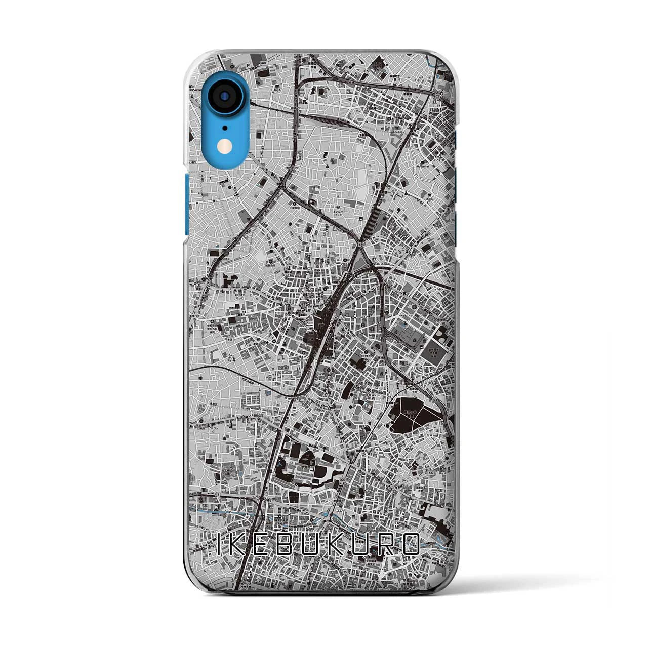 【池袋(東京都)】地図柄iPhoneケース(クリアタイプ)